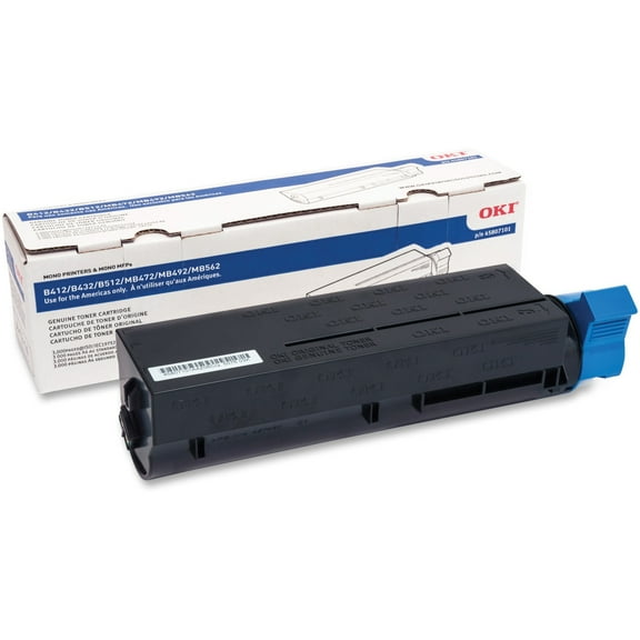 Oki, OKI45807101, B412/512 Std-yield Toner Cartridge, 1 Each