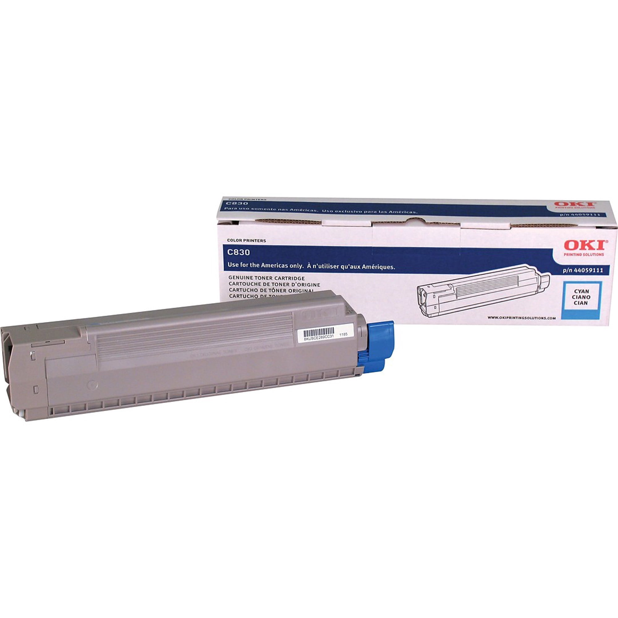 Remanufactured Okidata 44059111 Toner Cartridge (Cyan)