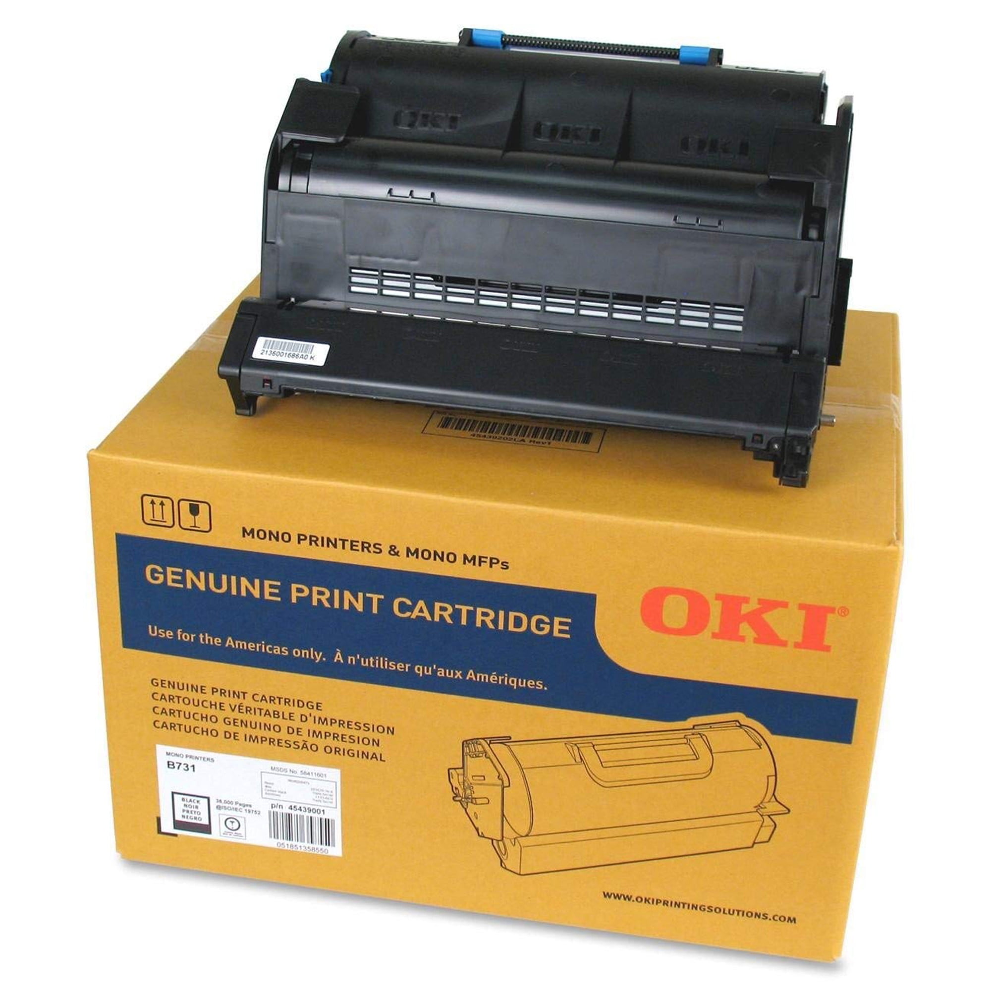 Okidata B731 Extra High Yield Toner Cartridge (36,000 Yield), 45439001
