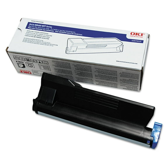 Okidata Genuine OEM 43979215 Black Toner Cartridge (12K YLD)