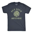 thumbnail image 1 of Okie Dokie Artichokie T Shirt Funny Artichoke Tee Unisex S-5XL Hot Trending Shirt, Vintage Birthday Gift, 1 of 3