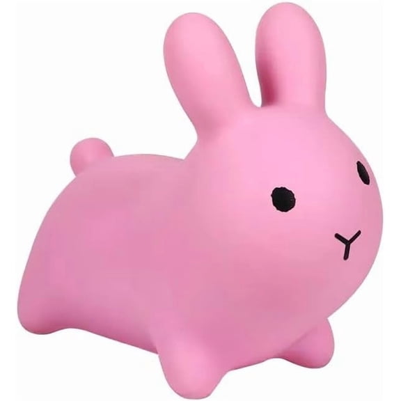 Okie Soft Play Bouncy Hopper Bunny (Pink) The Ultimate Ride-On Fun for Kids!