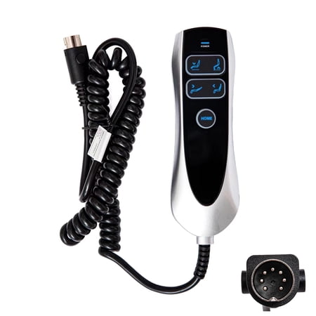 Okin 5 Button 7 Pin Remote Hand Control for Power Recliner Couch Lift Chairs with USB and Backlight