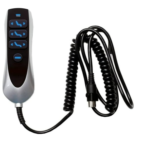 Okin 7 Button 7 Pin Prong Remote Hand Control Handset with USB for Lift Chairs Power Recliners