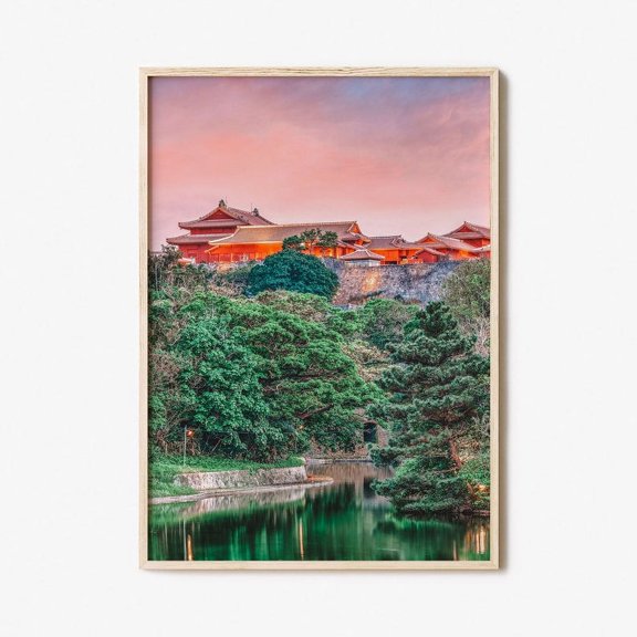 Okinawa Colorful Poster Print, Okinawa Photo Wall Art, Okinawa Travel Street Map Poster, City Map