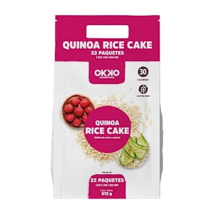 Okko Super Foods Rice Cake Rice and Quinoa Cookies 32 pcs