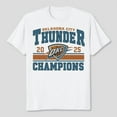 thumbnail image 1 of Okla.homa City Thunder Champions 2025. Cunningham Men's And Women's Graphic Tee 100% Cotton by TBun, Full Sizes S-5XL, 1 of 5