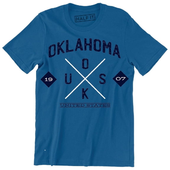 Oklahoma 1907 United State Home Town City Pride Men's T-Shirt