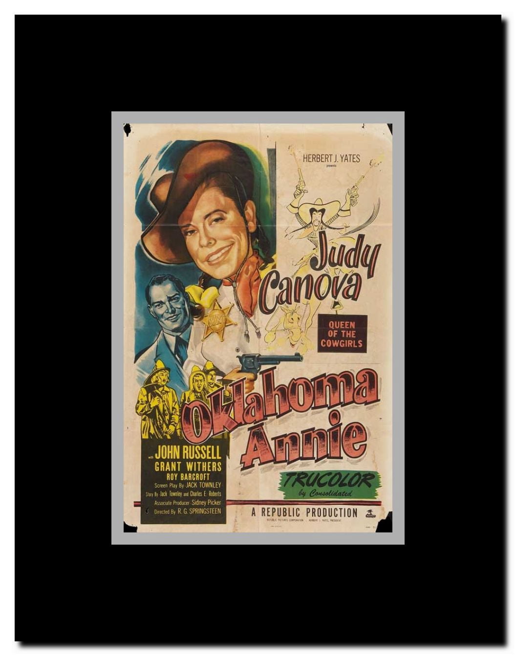 Oklahoma Annie Framed Movie Poster