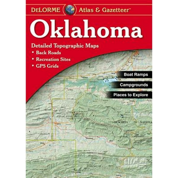 Pre-Owned Oklahoma Atlas & Gazetteer (Paperback) 0899332838 9780899332833
