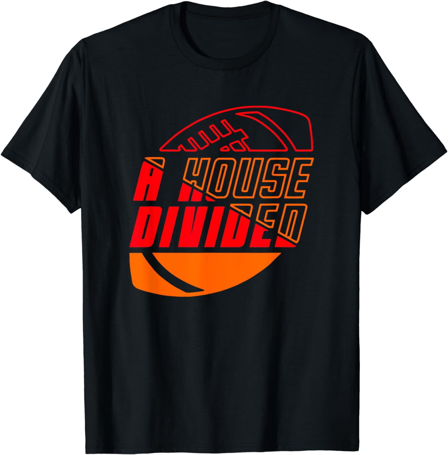 Oklahoma Bedlam House Divided Shirt T-Shirt - Walmart.com, image size:1476x1500