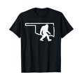 thumbnail image 1 of Oklahoma Bigfoot Hunter Sasquatch Yeti State Pride Funny Tee, 1 of 5