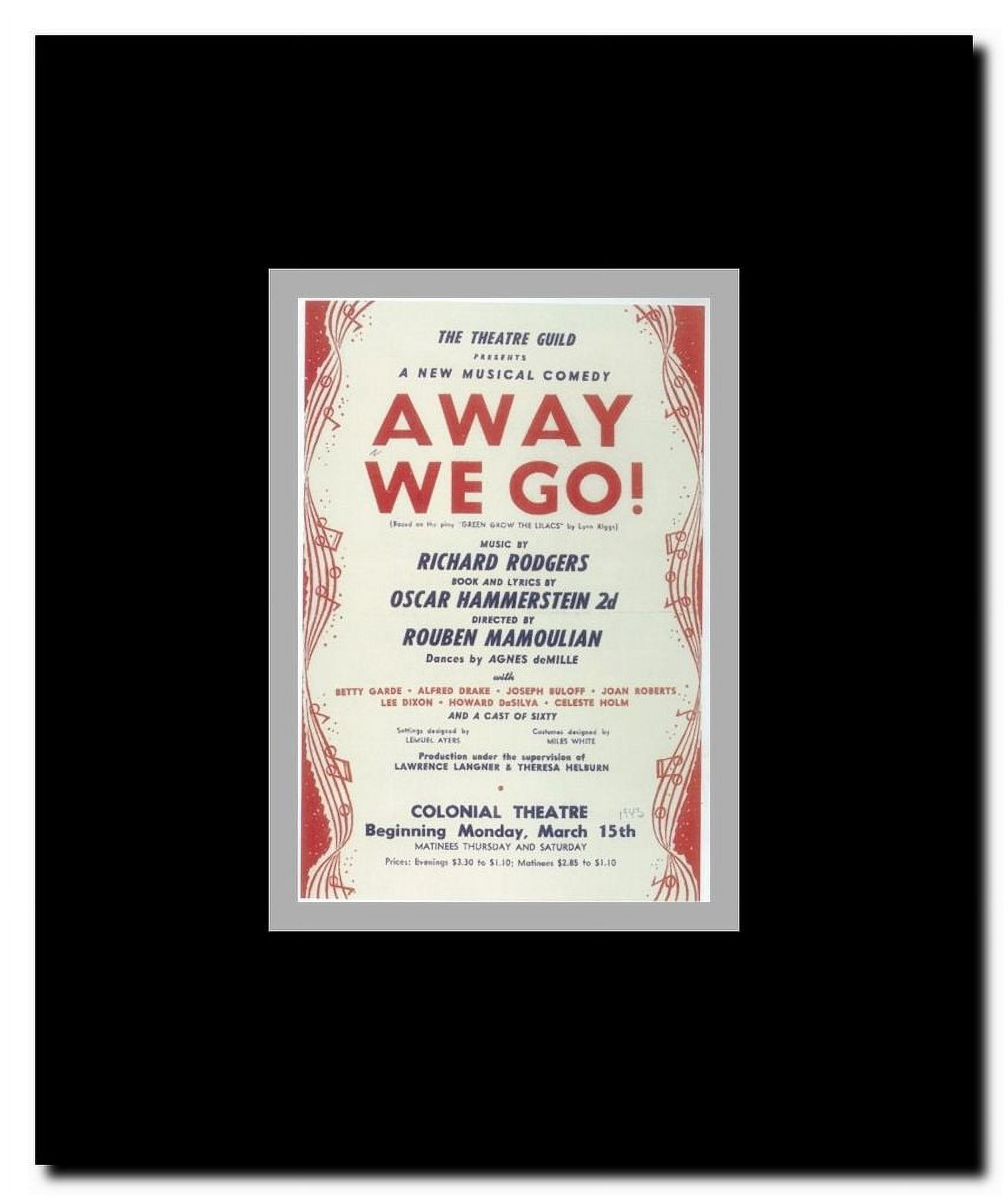 Oklahoma! (Broadway) Framed Movie Poster