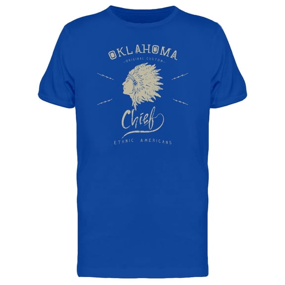 Oklahoma Chief Ethnic T-Shirt Men -Image by Shutterstock, Male 3X-Large