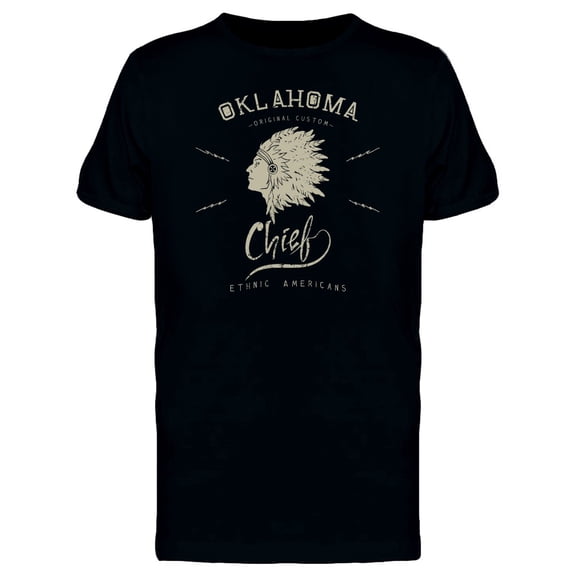 Oklahoma Chief Ethnic T-Shirt Men -Image by Shutterstock, Male x-Large