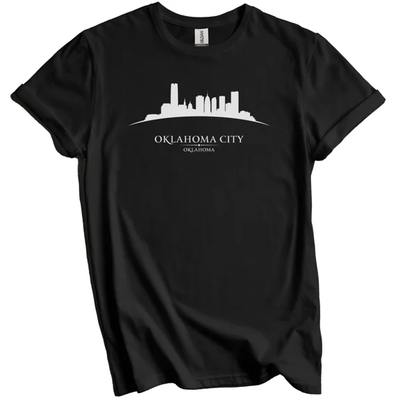 Oklahoma City Cityscape Downtown Skyline T-Shirt