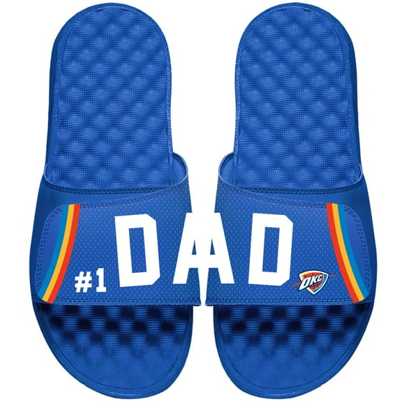 Oklahoma City Thunder ISlide Dad Slide Sandals - Royal