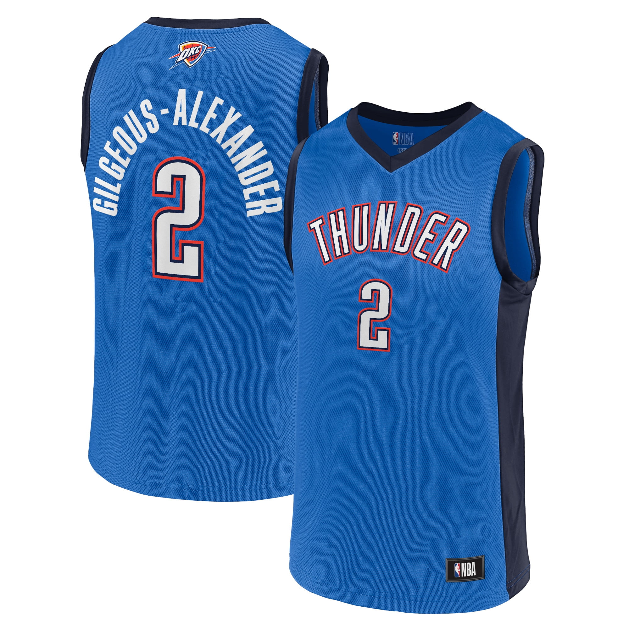 Oklahoma City Thunder NBA Player Jersey S GILGEOUSALEXANDER