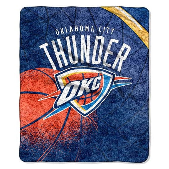 Oklahoma City Thunder NBA Sherpa Throw (Reflect Series) (50"x60")