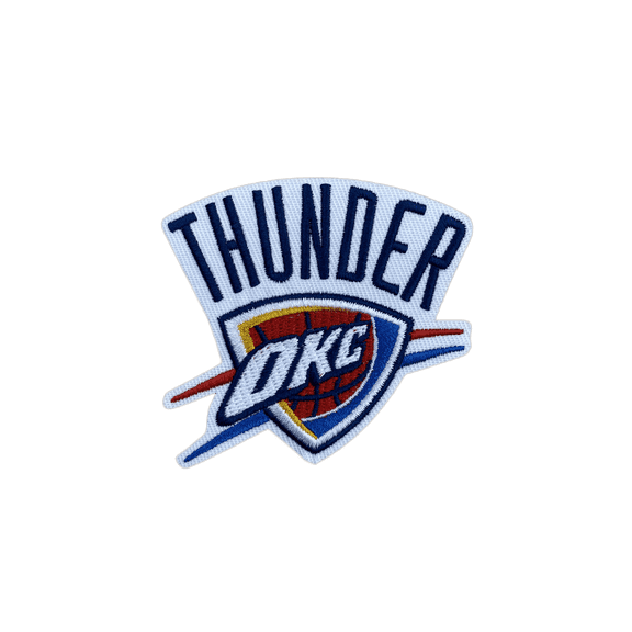 Oklahoma City Thunder NBA Vintage Basketball 3" Embroidered Iron-On Patch