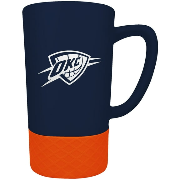 Oklahoma City Thunder Team Logo 16oz. Laser Etched Jump Mug