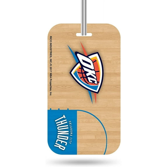 Oklahoma City Thunder Team Luggage Tag Plastic