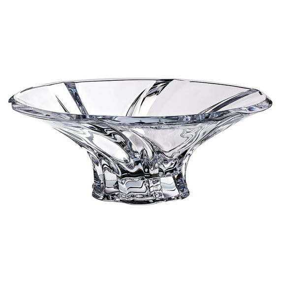 Oklahoma Collection Modern Crystal Sprayed Hand-Crafted Decorative Bowl - 12 Inch Bowl Oklahoma