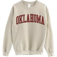 thumbnail image 1 of Oklahoma Crewneck Sweatshirt, Vintage Sports College Style Pullover for Women and Men, 1 of 6