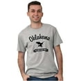 thumbnail image 1 of Oklahoma Cute Cursive Souvenir Men's Graphic T Shirt Tees Brisco Brands S, 1 of 4