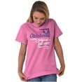 thumbnail image 1 of Oklahoma Cute State Shape Filagree OK Women's Plus Size Graphic Tee Brisco Brands 2X, 1 of 5