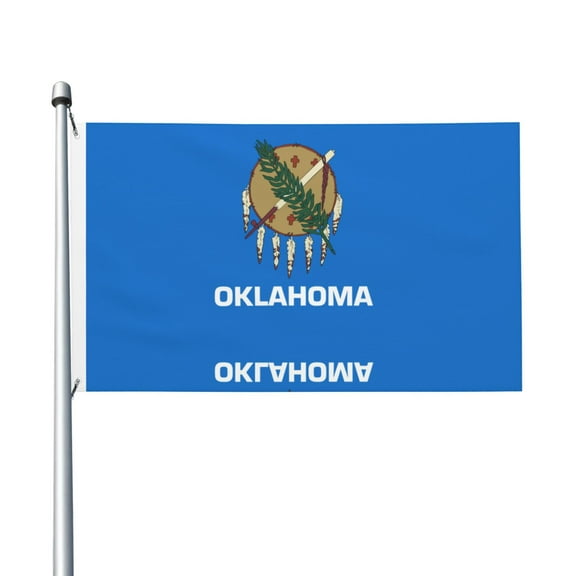 Oklahoma Flag Flags 3 X 5 Foot Printed Bright And Vivid Colors Flag With Two Grommets