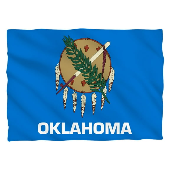 Oklahoma Flag (Front Back Print) Pillow Case