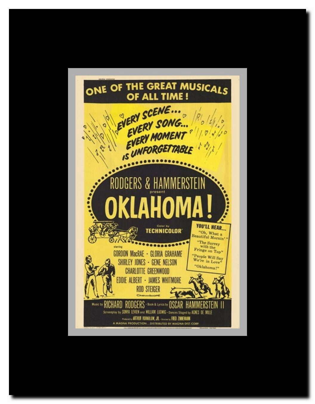 Oklahoma Framed Movie Poster