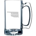 thumbnail image 1 of Oklahoma Home States Etched 25oz Beer Mug, 1 of 1