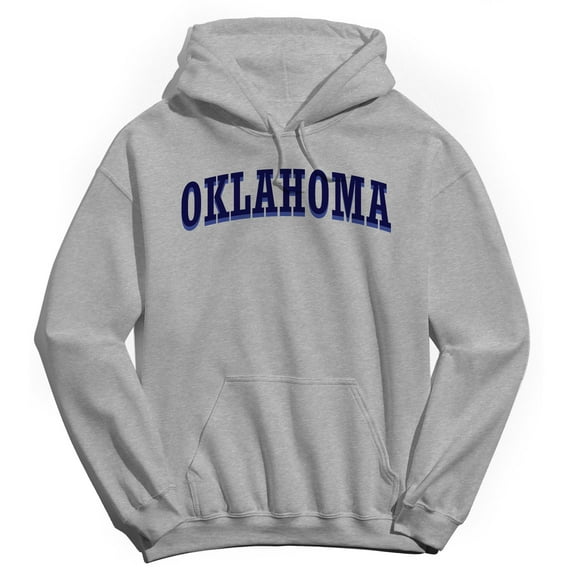 Oklahoma Humor Graphic Sport Grey Men's Crewneck Sweatshirt Hoodie