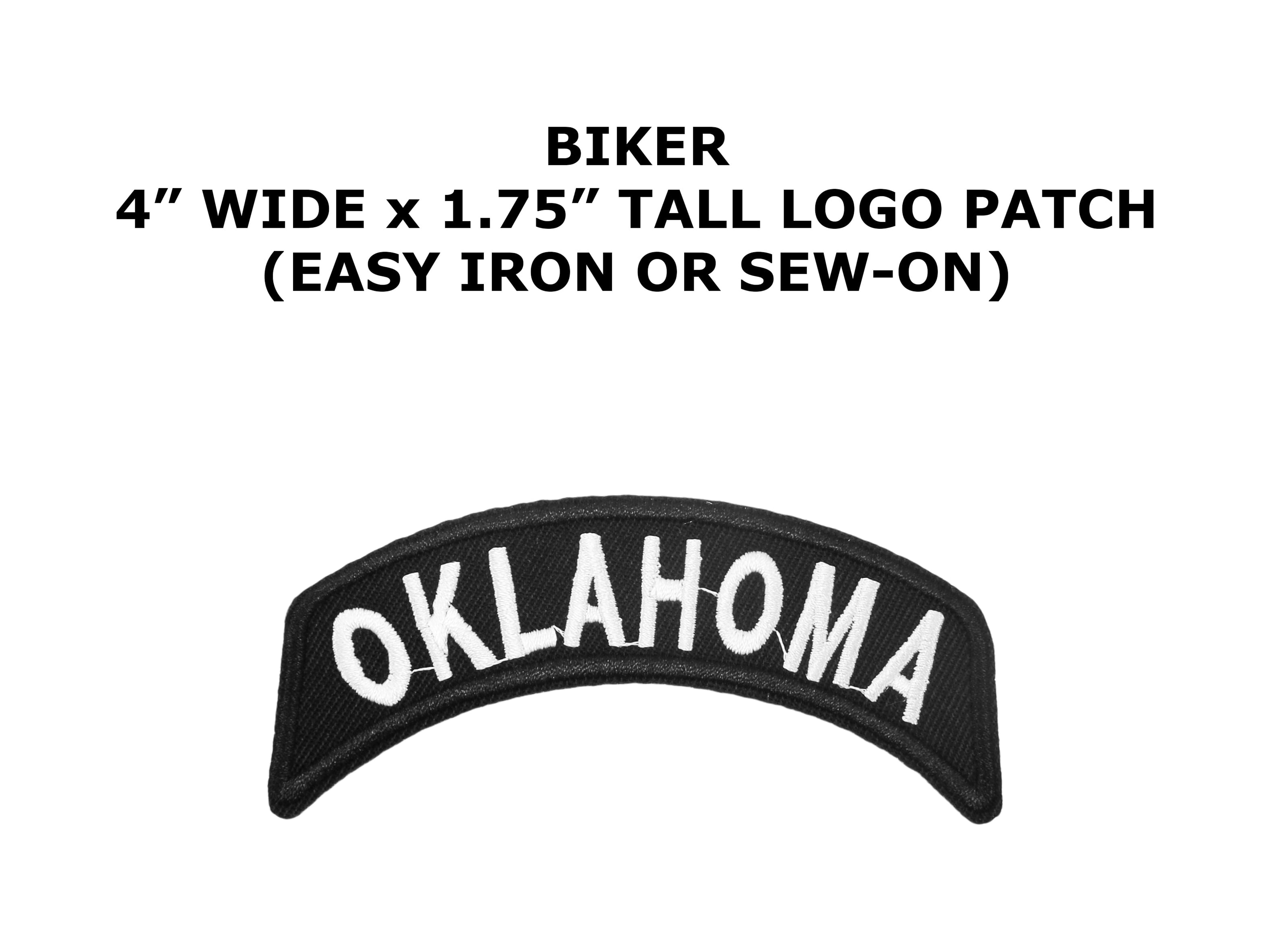 White Motorcycle Wikineon Iron on Patches Embroidered Sew on Patches for  Jackets Patches for Clothes