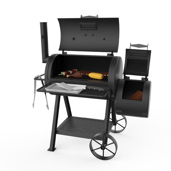 Oklahoma Joe Toy Smoker Set For Kids Ages 3+ Aaa Battery-Powered Black