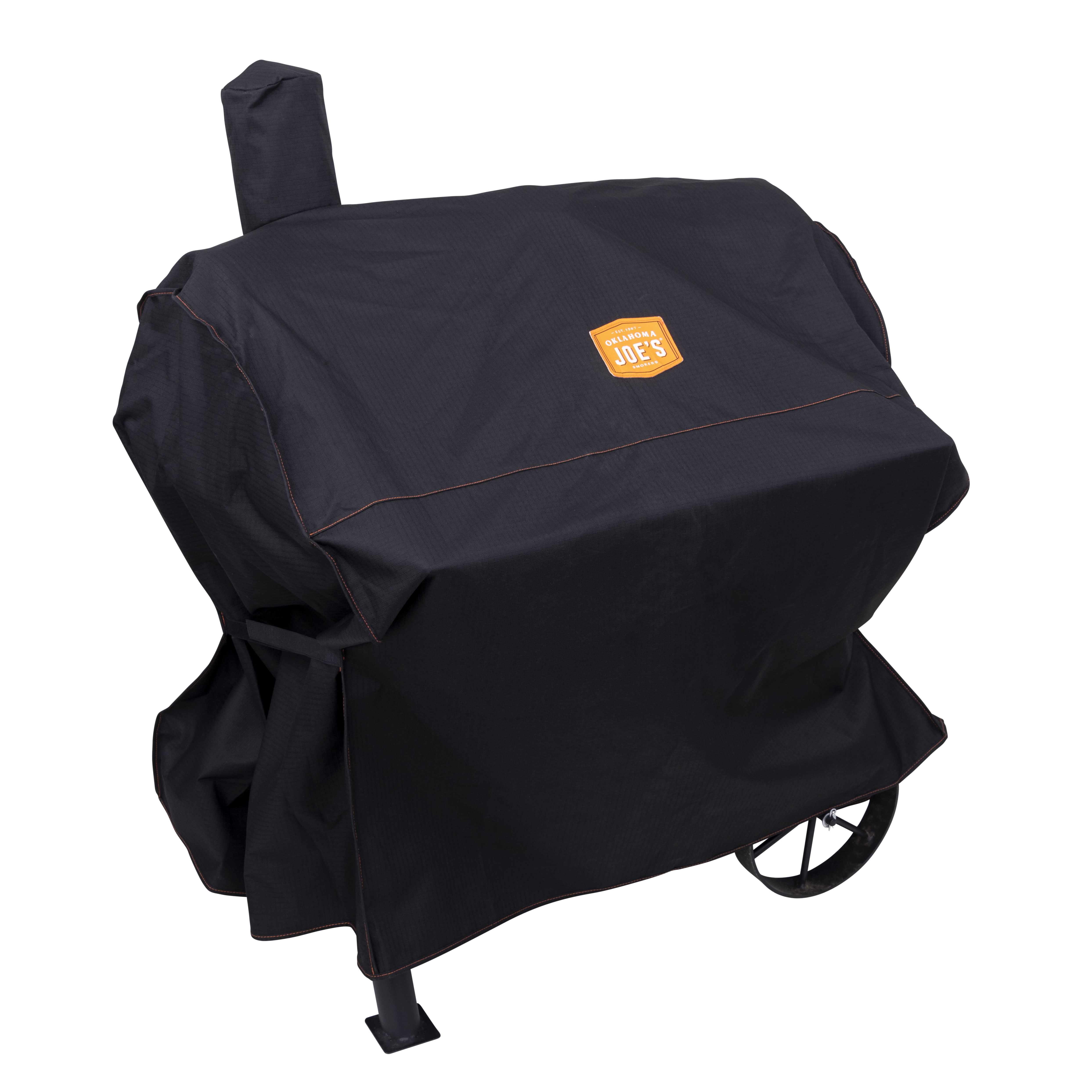 Oklahoma Joe's® 16" Barrel & Hitch Convertible Custom Grill Cover, Black