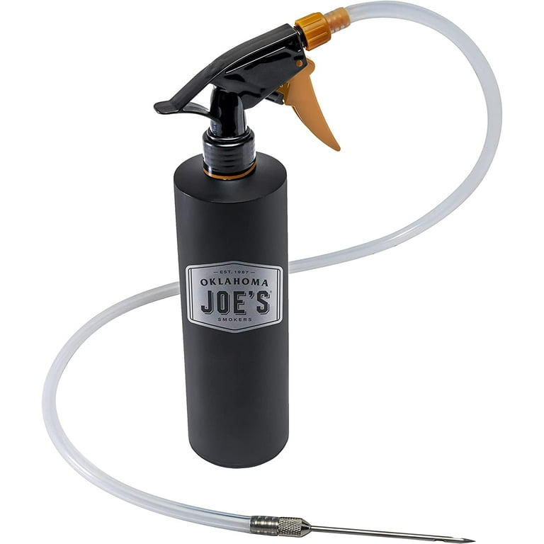 Oklahoma Joe's, 2-in-1 Spray Bottle Injector, 12 oz, Stainless