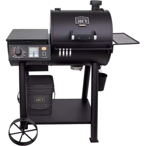 Oklahoma Joe's 20202114 Rider 600 sq in Electric Pellet Grill, Black