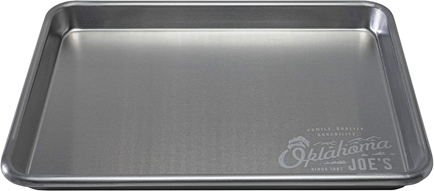 Oklahoma Joe's 13" x 9" Gray Aluminum BBQ Serving Tray