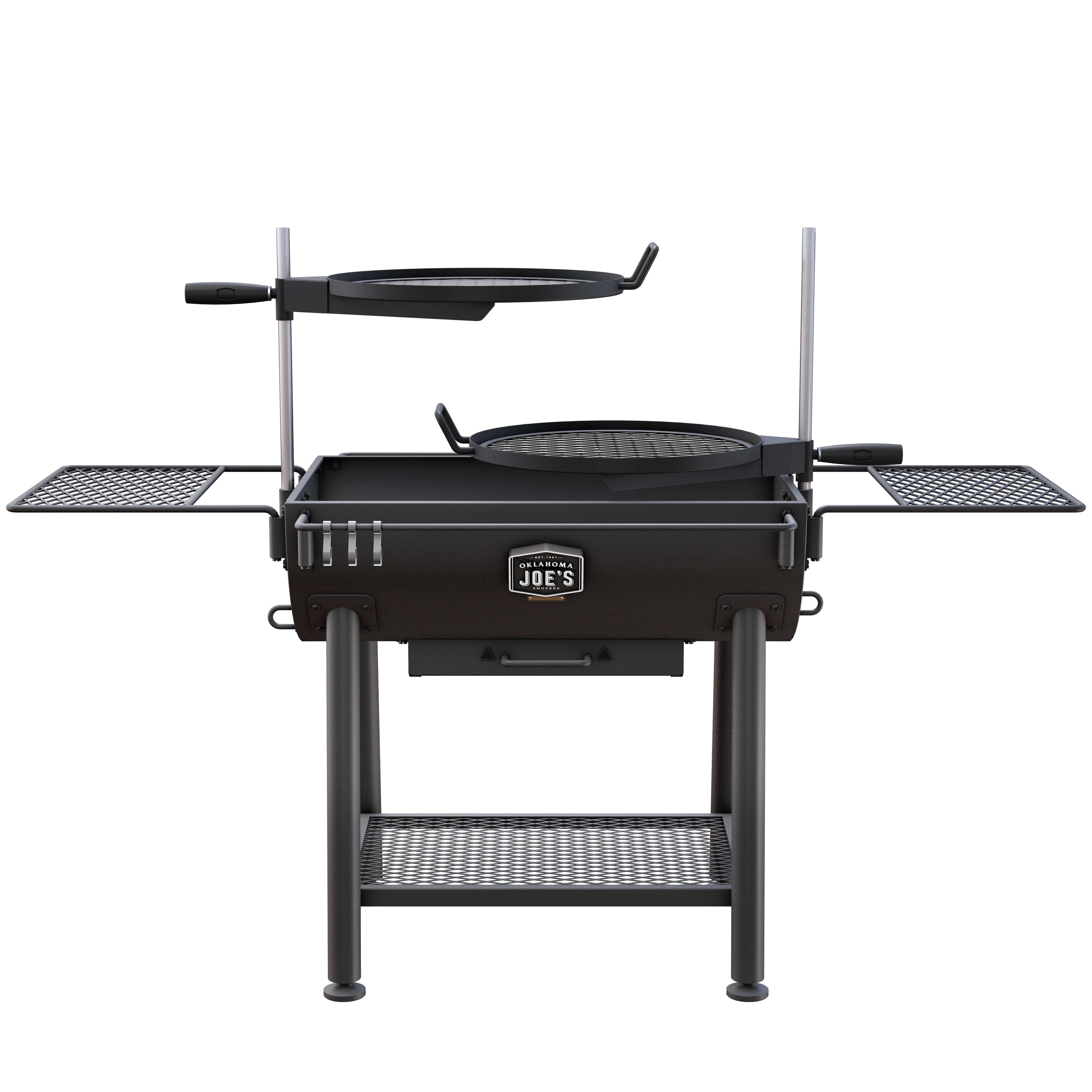 Oklahoma Joe's 47" Black Steel Charcoal/Wood Grill