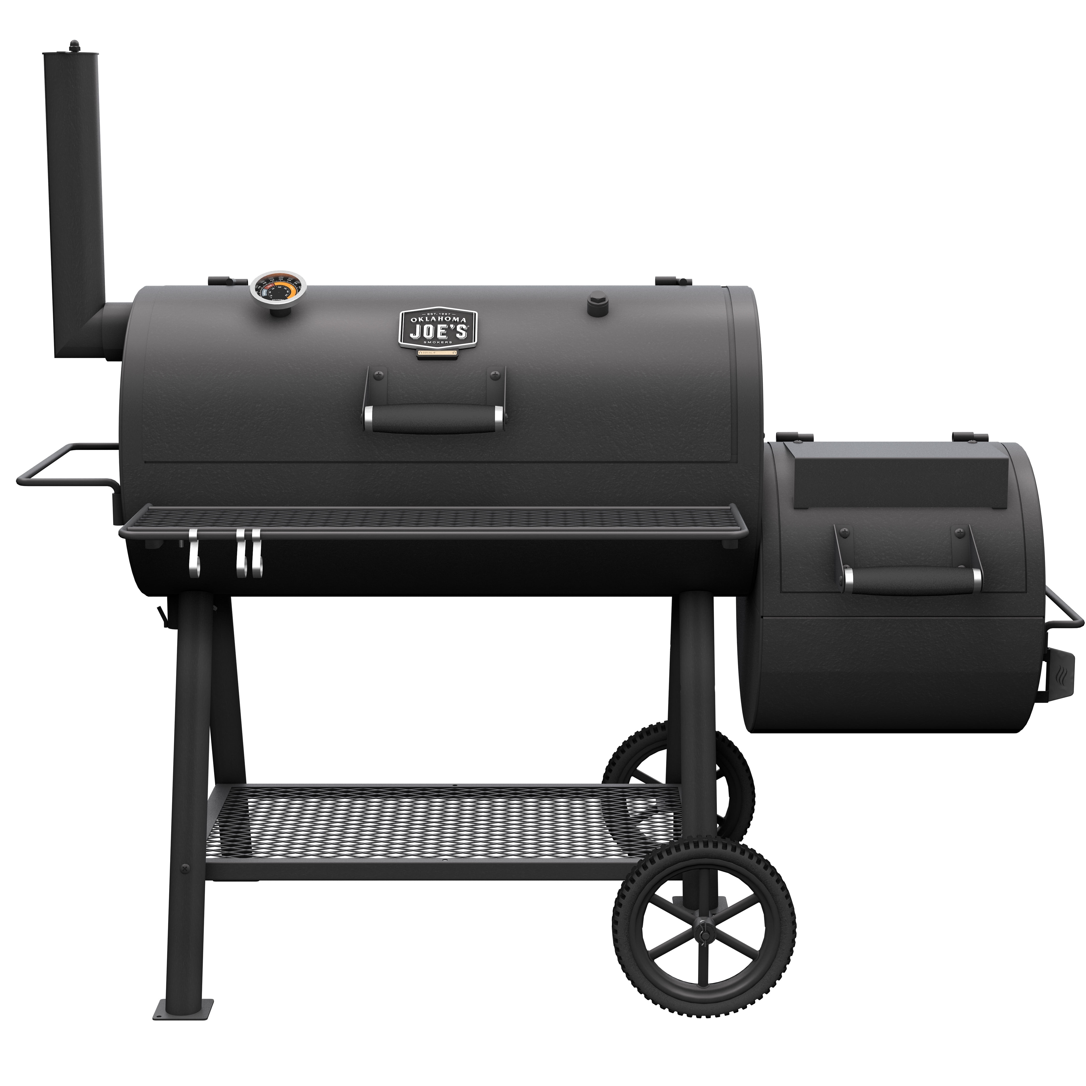 Oklahoma Joe's® Highland Classic Offset Charcoal Smoker & Grill