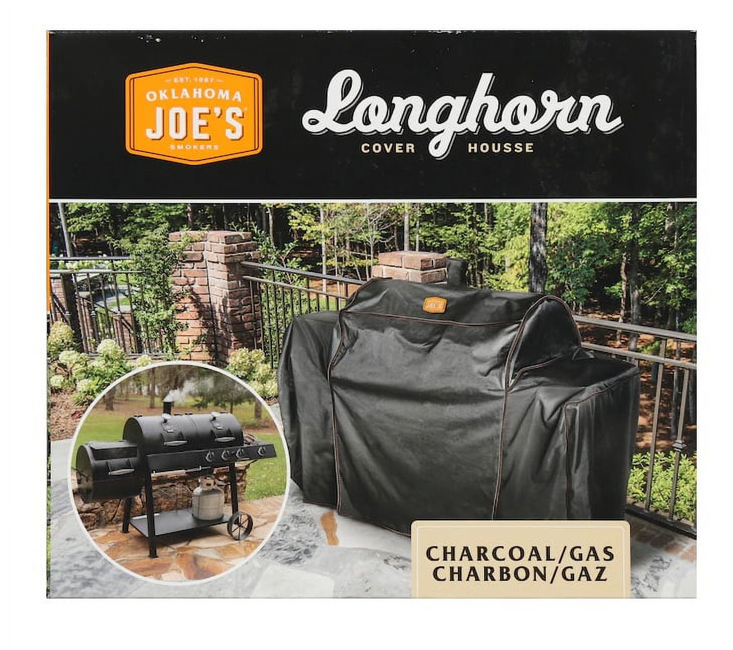 Oklahoma Joe's Longhorn Combo Smoker and Grill Cover 8899576P04 Water Resistant