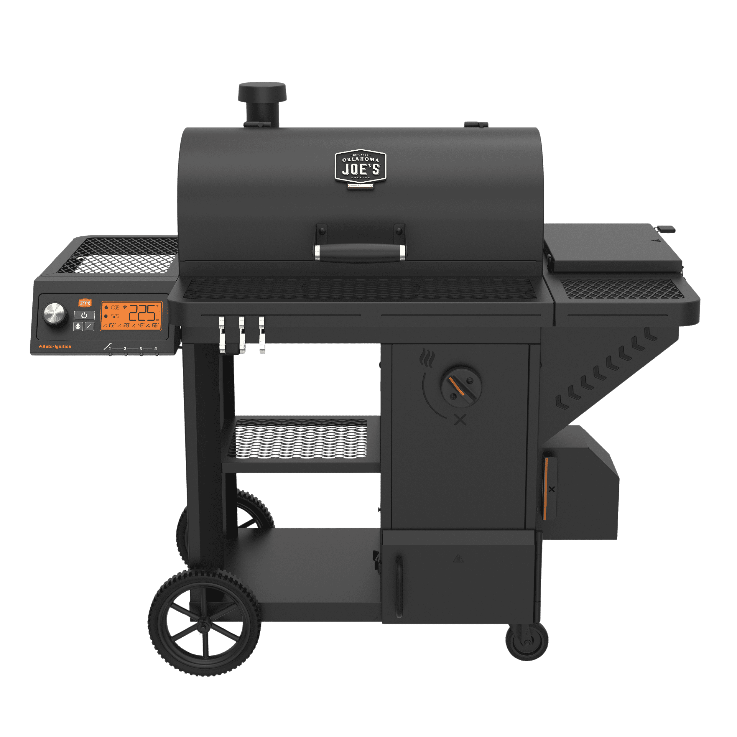 Oklahoma Joe’s® Tahoma® 900A DLX Auto-Feed Charcoal Smoker & Grill + Wi-Fi®