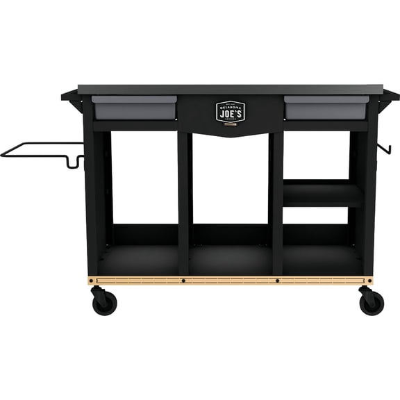 Oklahoma Joes 8093531 36 x 45 x 20 in. Prepare & Storage Steel Cart