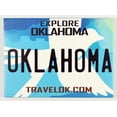 thumbnail image 1 of Oklahoma License Plate Fridge Collector's Souvenir Magnet 2.5" X 3.5", 1 of 1