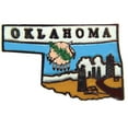 thumbnail image 1 of Eagle Emblems P09237 Pin - Oklahoma - 1.625 in., 1 of 1