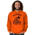 thumbnail image 1 of Oklahoma OK Pun Drilled to Meet You Unisex Plus Fleece Graphic Hoodie Brisco Brands 5X, 1 of 5