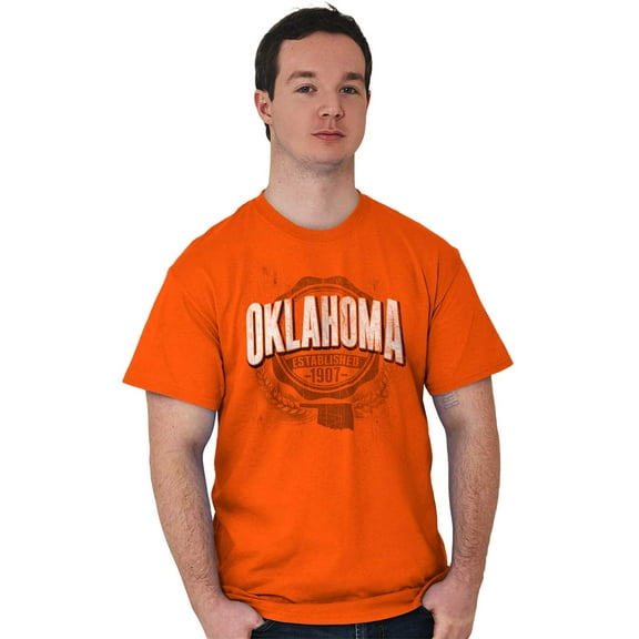 Oklahoma OK Student Campus Pride Plus Size Crewneck Graphic Tee Shirt Brisco Brands 2X